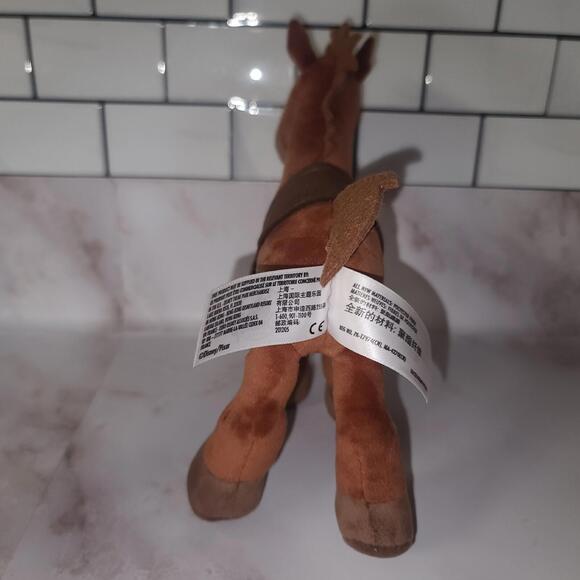 Disney Parks Bullseye Reddish Brown Race Horse Toy Story Plush Silver Stirrups - Picture 7 of 8